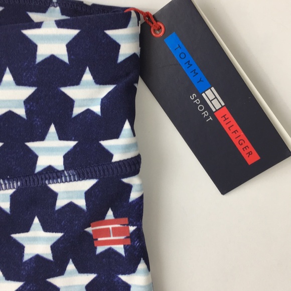 Tommy Hilfiger Sport USA Flag Capri Leggings - Picture 9 of 14